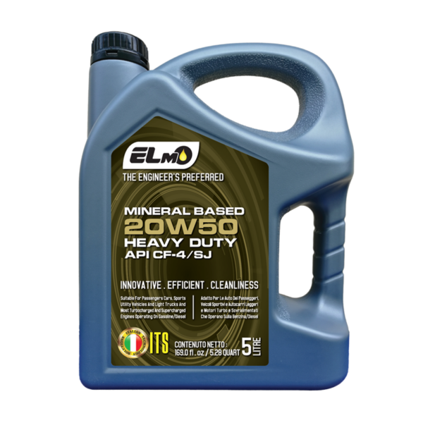 MINERAL BASED 20W50 HEAVY DUTY API CF4/SJ